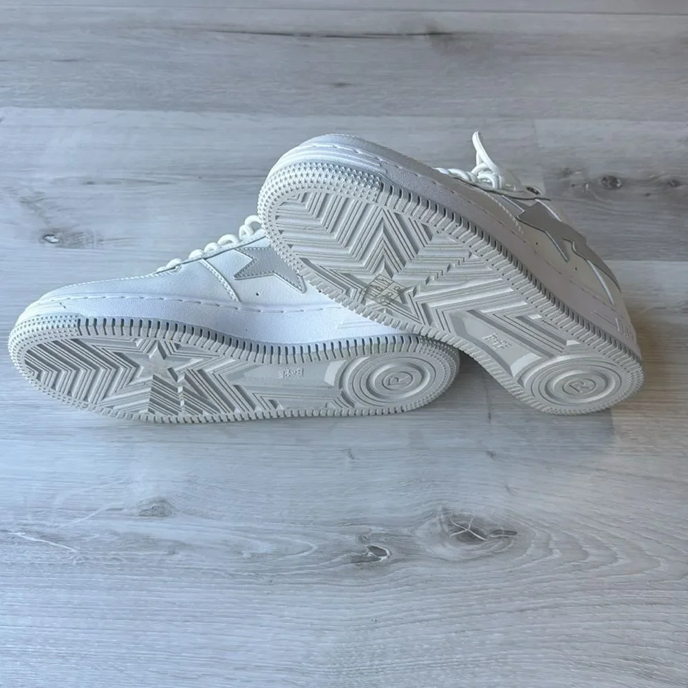BAPE JJJJound x‎ Wmns Bapesta 'White' SHOES WHITE SIZE 8.5 NEW WITH BOX